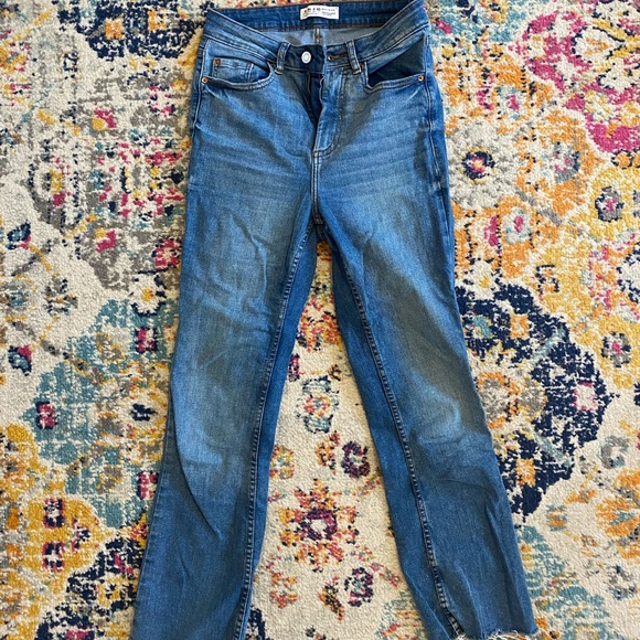 Primark cropped boot cut mid rise jeans (size 4) - Picture 2 of 3